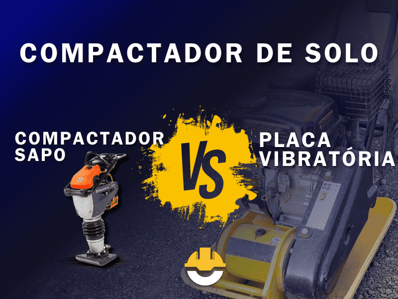 Compactador de Solo Sapo vs. Placa Vibratória: Qual Escolher para Seu Projeto?